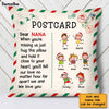 Personalized To Grandma From Grandkids Christmas Postcast Pillow OB212 58O28 1