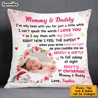 Personalized Baby Elephant First Christmas Pillow OB224 30O53 thumb 1