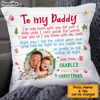 Personalized To My Daddy Baby First Christmas Pillow OB224 58O34 thumb 1