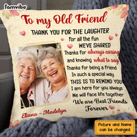 Personalized Thank For Old Friends Forever Pillow OB212 32O58 thumb 1