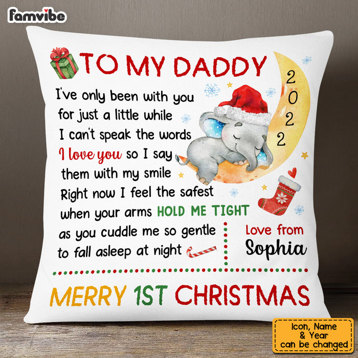 Elephant 2024 christmas pillow