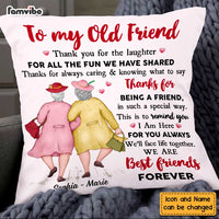 Personalized Old Friends Pillow OB211 85O47 thumb 1