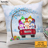 Personalized Grandma Snowman Pillow OB51 85O28 thumb 1