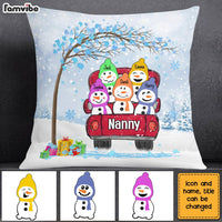 Personalized Grandma Snowman Pillow OB51 85O28 thumb 1
