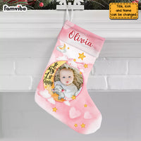 Personalized Baby's First Christmas Elephant Photo Stocking OB214 23O69 thumb 1