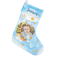 Personalized Baby's First Christmas Elephant Photo Stocking OB214 23O69 thumb 1