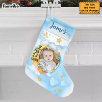 Personalized Baby's First Christmas Elephant Photo Stocking OB214 23O69 thumb 1