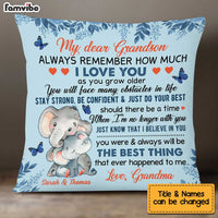 Personalized My Grandson Pillow OB211 36O34 thumb 1