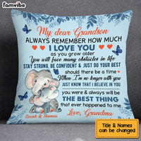 Personalized My Grandson Pillow OB211 36O34 thumb 1