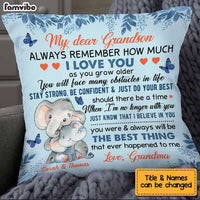 Personalized My Grandson Pillow OB211 36O34 thumb 1