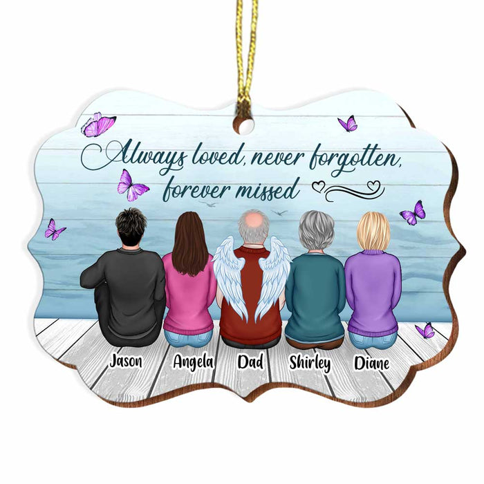Personalized Memo Always Loved Never Forgotten Forever Missed Benelux Ornament OB213 32O34 1