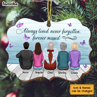 Personalized Memo Always Loved Never Forgotten Forever Missed Benelux Ornament OB213 32O34 thumb 1