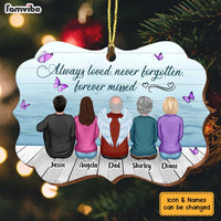 Personalized Memo Always Loved Never Forgotten Forever Missed Benelux Ornament OB213 32O34 thumb 1