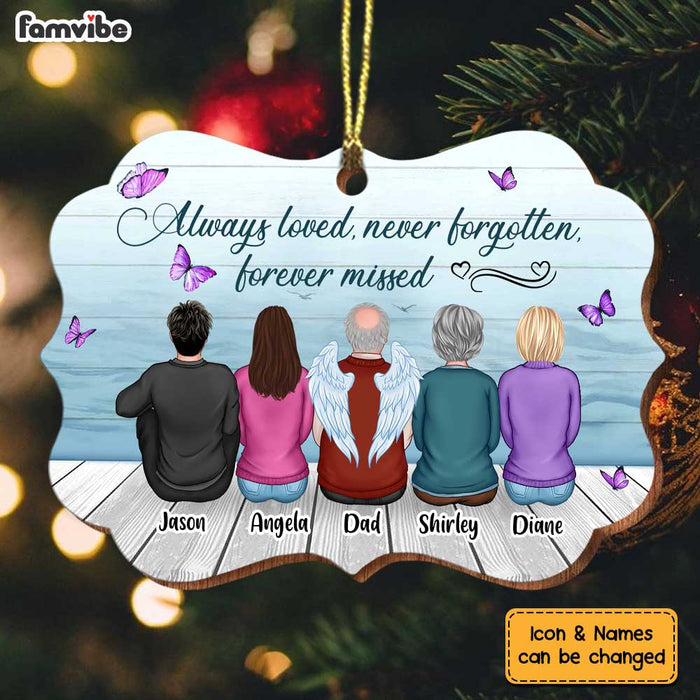 Personalized Memo Always Loved Never Forgotten Forever Missed Benelux Ornament OB213 32O34 1