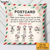Personalized Postcard To Grandma Hug This Christmas Pillow OB212 23O28 1