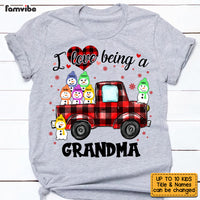 Personalized Snowman Love Being A Grandma Buffalo Truck Shirt - Hoodie - Sweatshirt OB215 58O53 thumb 1