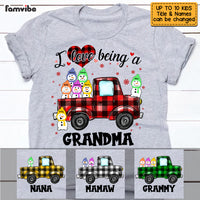 Personalized Snowman Love Being A Grandma Buffalo Truck Shirt - Hoodie - Sweatshirt OB215 58O53 thumb 1