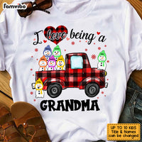 Personalized Snowman Love Being A Grandma Buffalo Truck Shirt - Hoodie - Sweatshirt OB215 58O53 thumb 1