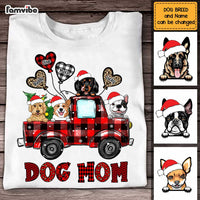 Personalized Dog Mom Christmas Truck Buffalo Plaid Shirt - Hoodie - Sweatshirt OB221 58O47 thumb 1