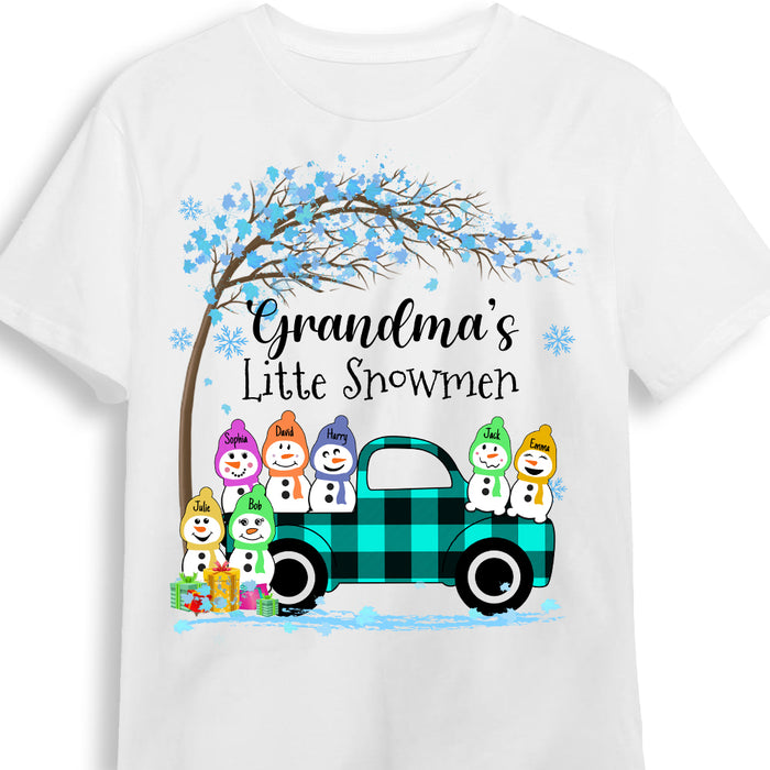 Personalized Grandma's Little Snowmen Shirt - Hoodie - Sweatshirt OB223 30O69 1