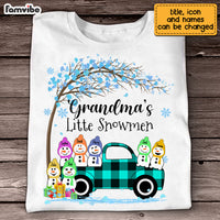 Personalized Grandma's Little Snowmen Shirt - Hoodie - Sweatshirt OB223 30O69 thumb 1