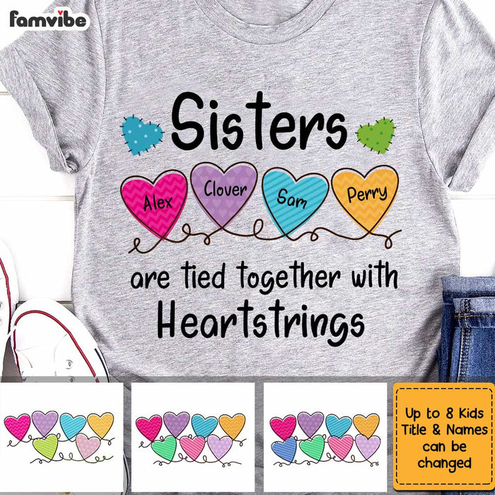 Personalized Sister Heartstrings Friendship Shirt - Hoodie - Sweatshirt OB216 58O34 1
