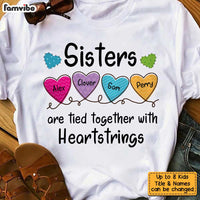 Personalized Sister Heartstrings Friendship Shirt - Hoodie - Sweatshirt OB216 58O34 thumb 1