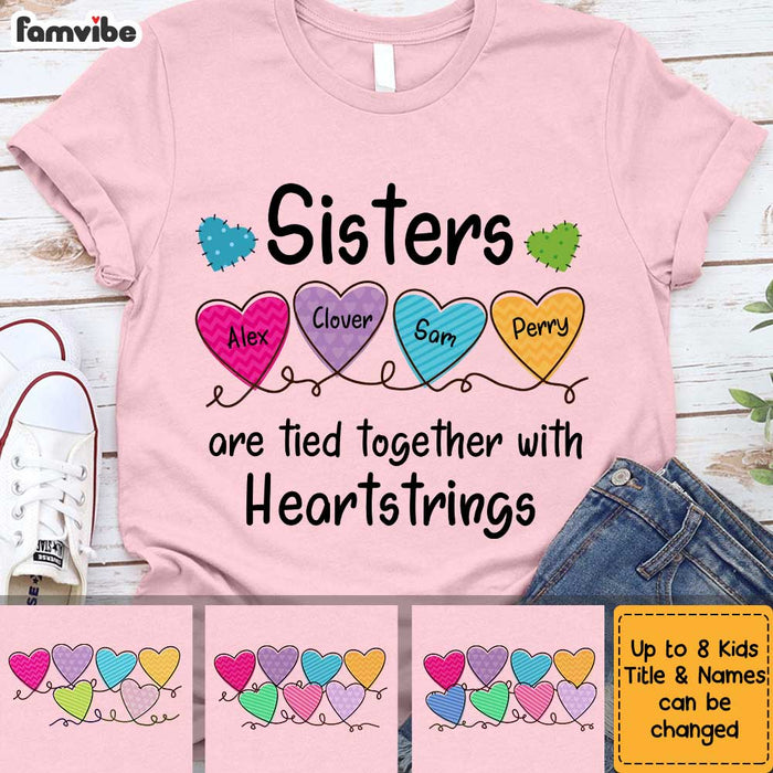 Personalized Sister Heartstrings Friendship Shirt - Hoodie - Sweatshirt OB216 58O34 1