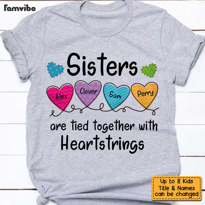 Personalized Sister Heartstrings Friendship Shirt - Hoodie - Sweatshirt OB216 58O34 1