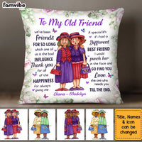 Personalized Old Friends Thank You Friendship Pillow OB243 58O34 thumb 1