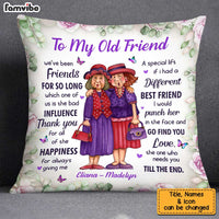 Personalized Old Friends Thank You Friendship Pillow OB243 58O34 thumb 1
