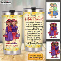 Personalized Old Friends Steel Tumbler OB212 36O28 thumb 1