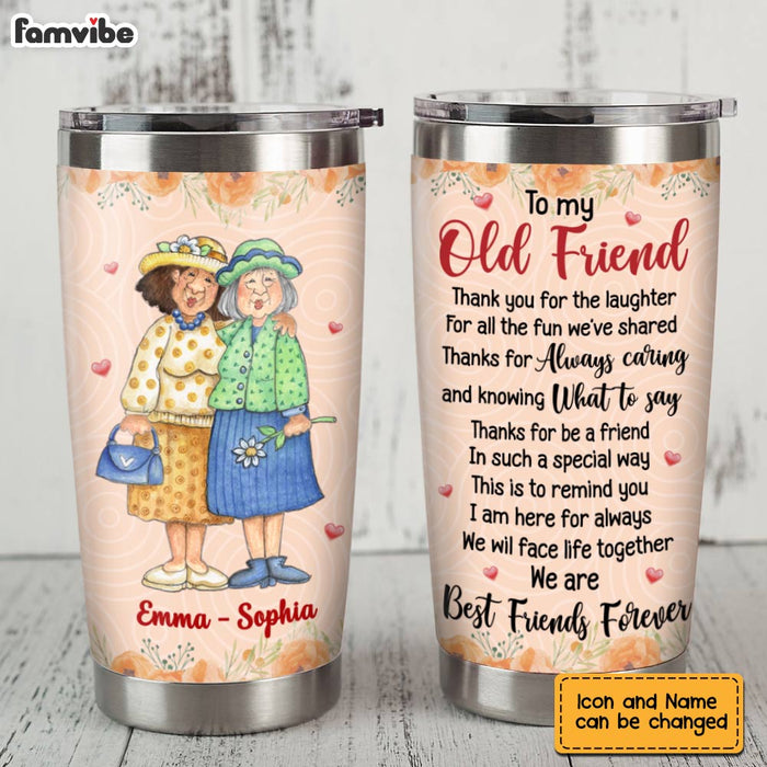 Personalized Old Friends Steel Tumbler OB212 36O28 1