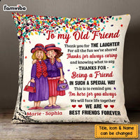 Personalized Thank For Old Friends Forever Pillow OB241 32O47 thumb 1