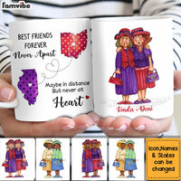 Personalized Old Friends  Sisters Long Distance Mug OB222 85O34 thumb 1