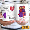 Personalized Old Friends  Sisters Long Distance Mug OB222 85O34 1