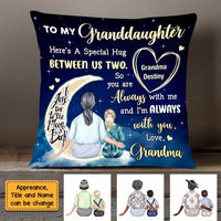 Personalized Granddaughter Always With You Hug Pillow OB222 32O47 thumb 1