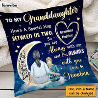 Personalized Granddaughter Always With You Hug Pillow OB222 32O47 thumb 1