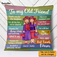 Personalized Thank For Old Friends Forever Pillow OB252 32O58 thumb 1