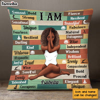 Personalized I Am Bible Verse Inspiration Pillow OB253 32O28 thumb 1