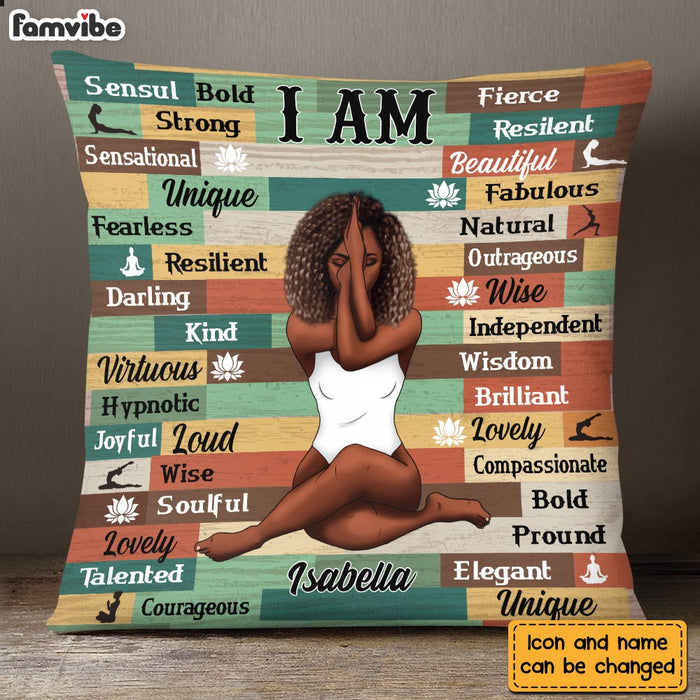 Personalized I Am Bible Verse Inspiration Pillow OB253 32O28 1