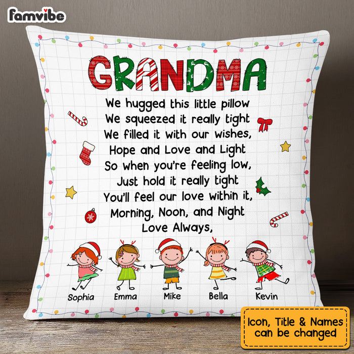 Personalized Grandma Christmas Pillow OB265 85O53 1