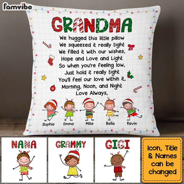 Personalized Grandma Christmas Pillow OB265 85O53 1
