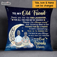 Personalized Old Friends Pillow OB264 85O69 thumb 1