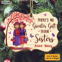 Personalized Old Friends Sisters Benelux Ornament OB262 85O34 thumb 1