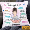 Personalized God Says I Am Pillow OB251 36O47 1