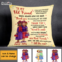 Personalized To My Old Friend Thank You Pillow OB254 32O69 thumb 1