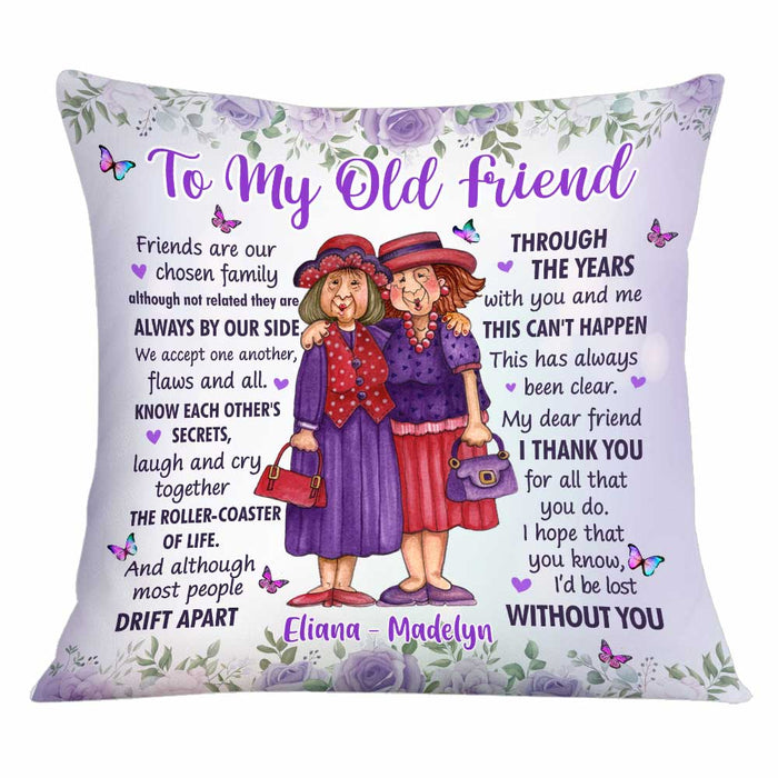 Personalized Thank You For All To My Friend Purple Pillow OB251 58O34 1