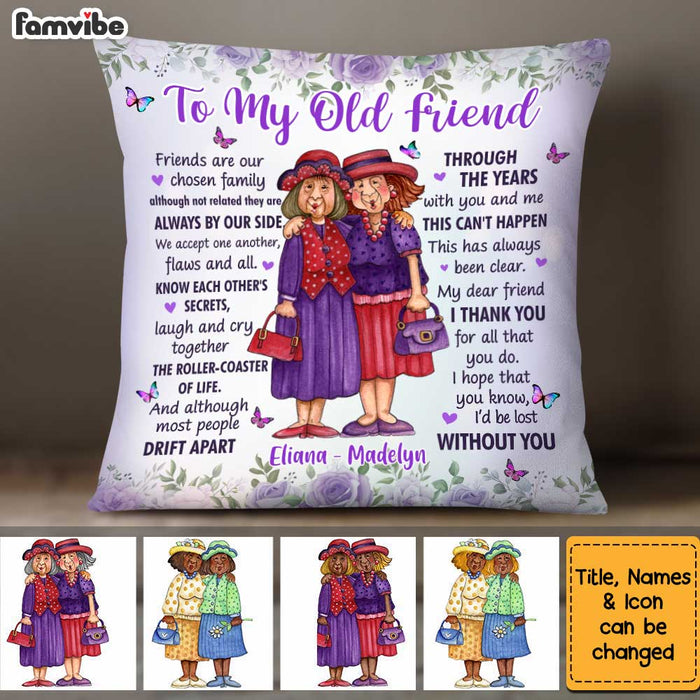 Personalized Thank You For All To My Friend Purple Pillow OB251 58O34 1