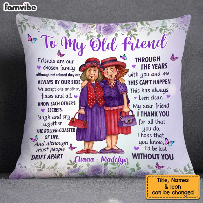 Personalized Thank You For All To My Friend Purple Pillow OB251 58O34 1